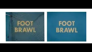 Restoration Example 07: 16mm Foot Brawl Cartoon (Animation) Opening