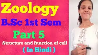 B.Sc 1st Sem Zoology : Structure and function of cell organelles in Hindi