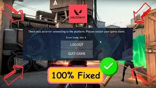 How To Fix Valorant Error Code 4 | Error Code VAL 4