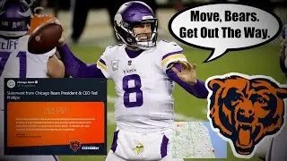 Kirk Cousins Forced the Chicago Bears to Move From Solider Field. Out of Shame.