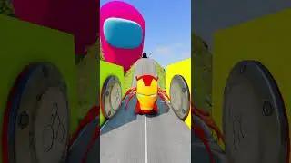 Thomas Train, Iron Man & SCP-096 VS Hydraulic Press 🔥 | Epic BeamNG.drive Crush & Crashes!