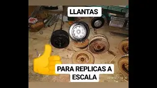 LLANTAS PARA REPLICAS A ESCALA.