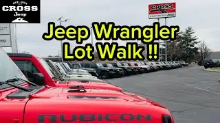 Огромный выбор внедорожников Jeep Wrangler в автосалоне Cross Jeep | Осмотр новых и подержанных а...