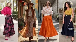 Trendy New Summer Long SKIRTS Outfit ideas For 2026