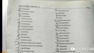 Pitman shorthand advanced legal phrases &mdash;