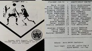 Sheffield Eagles Colts v Fulham | Vintage Rugby League Match (30th August 1987)