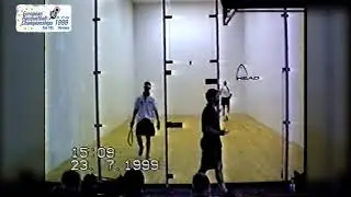 European Racquetball Championships 1999 - Bad Tölz, Germany - Klippel (GER) vs. Hanley (IRE)