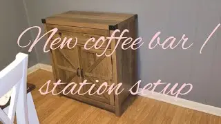 New coffee bar/station setup & organization