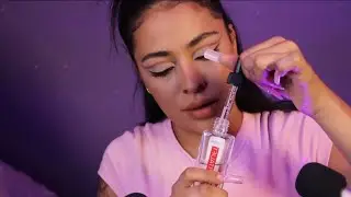 ASMR + SOFT SPOKEN LIMPIEZA FACIAL con lluvia relajante