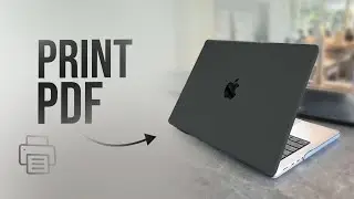 Как распечатать PDF с Macbook (урок)