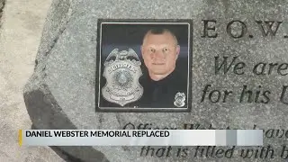 Memorial for fallen APD officer replaced