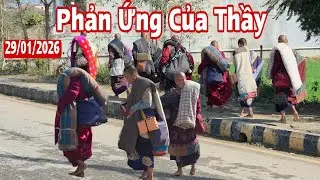 H&igrave;nh ảnh sư Minh Tuệ 29/1 phản ứng thầy cười thật tươi khi gặp Youtuber