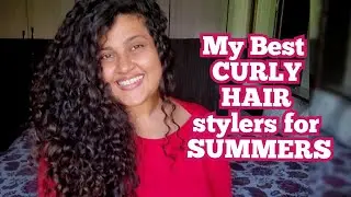 Best Curly Hair stylers for summers | One & Done Curly Hair Stylers | Hard Hold gels