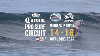 Corona Pro Surf #36 - 14 al 16 de Octubre en Middles, Isabela