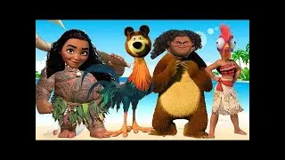 Wrong Heads Disney Princess Moana Maui Wrong Eyes Baby Finger family song Nursery Rhymes Masha❤HD❤