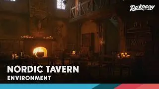 Nordic Medieval Tavern Cinematic 4k