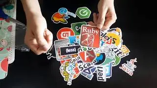 [ENG VERSION]#Unboxing  73 Programmer/Developer #Stickers from #Aliexpress to ARGENTINA