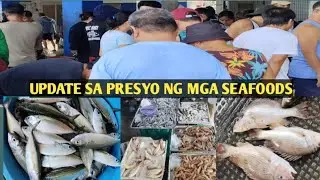 UPDATE SA PRESYO NG SEAFOODS#seafood #fishmarket #amazingsea 