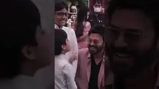Jr.ntr son's Abhay ram Bhargava ram with  Venkatesh