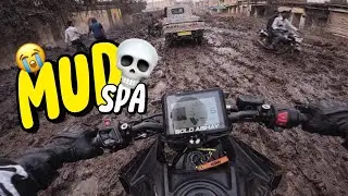 Planned cinematic shoot. Got free mud spa instead. Thanks, roads. 💀😂• DAILY VLOG 39