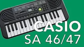 Casio SA 46 и Casio SA 47 - Обзор детского синтезатора