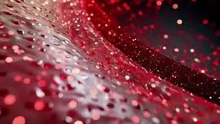 🪢Copyright free Screensaver Motion Background Video Streaming Circles waves tunnel streamer blue