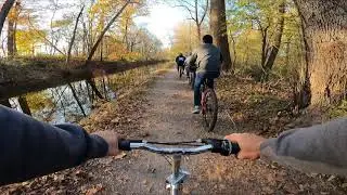 25 Minute Virtual Bike Ride | Delaware Canal Loop Trail |  Pennsylvania - New Jersey