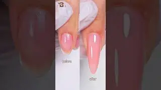 How to make longer nail extensions. 💅✨#buildergel #buildergelnails #nailtutorial #nailtech #bozlin