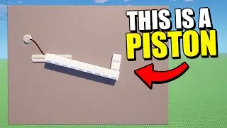 Checking out the Mechanics and Logic in Brickadia by Building a Piston and Vehicle!