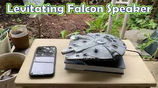 Levitating Millennium Falcon Bluetooth Speaker with Lights -- Appfinders