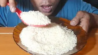Suapan full||asmr raw rice eating||makan beras mentah||eatrawrice||compilation vidiomakanberasmentah