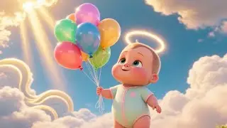 Baby Balloon Up in the Sky | Cute Balloon Song for Kids | Nursery Rhymes & Songs for Children