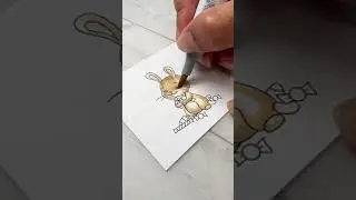 How to Create a Halloween Card by @isabelcristinanl | #halloween #diy #tutorial #shorts #giftcard