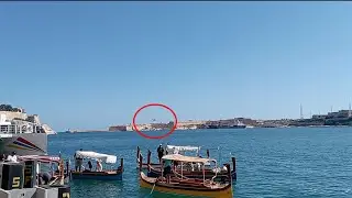 Watch: Two Airplanes Landing And Take Off In Grand Harbour, Valletta Malta🛩🛫🛩