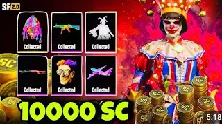 ScarFall 2.0 lakki spin 😈 JOKER ARENA OUTFIT 🎭
