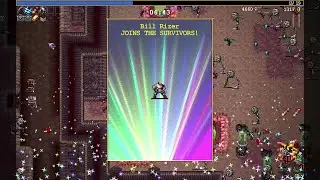 Vampire Survivors :New DLC : Contra DLC Operation Guns :Unlock The Bill Rizer And Evolve Homing Miss