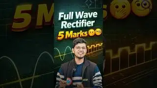 Full Wave Rectifier Explained | 5 Marks Question | Class 12 Physics | UP Board English Medium RWA