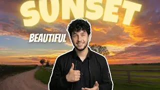Beautiful Sunset In Canada | International Student Living Alone In Canada.