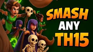 TH15 Root Rider Witch Attack Strategy !! TH15 Attack Strategy (Clash of Clans)