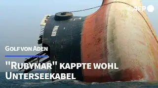 USA: Gesunkener Frachter vor Jemen kappte Unterseekabel | AFP