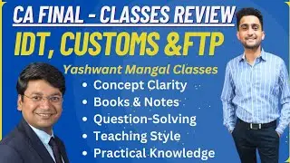 Yashvant Mangal Sir IDT Best Faculty For CA Final IDT Review #caclasses #bestfaculty #IDTClasses