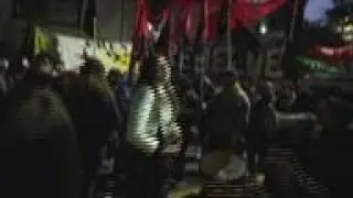 Pro and anti-Cuban govt protests in South America