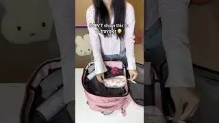 Every female traveler need this carry on backpack 😍 #travelhacks #travelling #travel