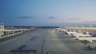 Timelapse From The Westin At Detroit Metropolitan Airport