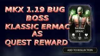 MKX Mobile BUG. Got Boss Klassic Ermac as Quest Mode Reward. Unbelievable !! Mortal Kombat X