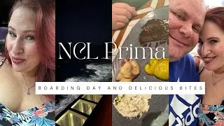 NCL Prima Boarding day, Fabulous Food Hall Bites and Late Night Lounging