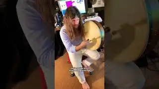 Bryan Kane Singer Of Bone Gunn Breaks Down The Parts Of A Bodhran Drum #irish #shorts #drum #bodhran