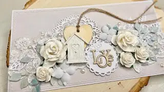 Handmade Wedding Card step by step