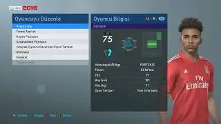 Pes2019 Data Pack 6.0 Player Faces-13 Gedson Benfica
