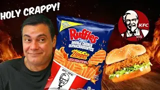 KFC ZINGER  DOUBLE CRUNCH Ruffles - food review